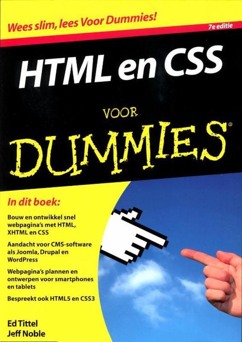 HTML en CSS voor Dummies / Voor Dummies 9789043022835, Boeken, Informatica en Computer, Gelezen, Verzenden