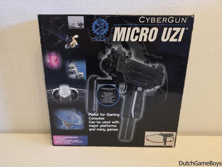 Playstation 1 & 2  - Cybergun - Micro Uzi - Light Gun, Games en Spelcomputers, Spelcomputers | Sony PlayStation 2, Gebruikt, Verzenden