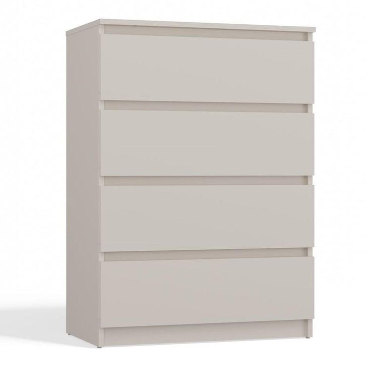 Ladekast  4 lades creme Creme (Slaapkamer), Huis en Inrichting, Kasten | Ladekasten, Nieuw, 3 of 4 laden, Overige houtsoorten