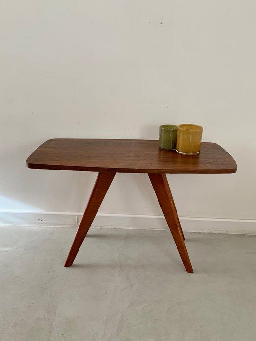 Salontafel - Teak - Vintage teak gefineerde tafel, Antiek en Kunst, Kunst | Designobjecten