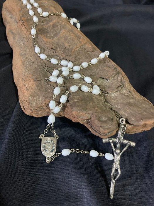 Rozenkrans - Prachtige rozenkrans gezegend door paus, Antiek en Kunst, Antiek | Boeken en Manuscripten