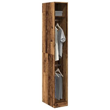 vidaXL Kledingkast 30x50x200 cm bewerkt hout oud hout, Huis en Inrichting, Verzenden, Nieuw