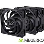 Scythe Wonder Tornado -  120MM - 3 PACK - Black, Computers en Software, Computerkoelers, Verzenden, Nieuw