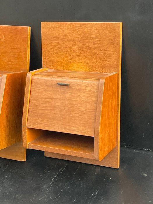 Nachtkastje (2) - Hout - Wandnachtkastjes, Antiek en Kunst, Curiosa en Brocante