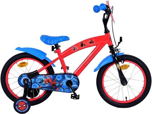 Spider-Man Kinderfiets - Jongens - 16 inch - Rood, Fietsen en Brommers, Fietsaccessoires | Fietsstoeltjes, Zo goed als nieuw, Verzenden