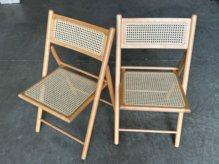 ispirazione scandinava - Stoel (2) - Hout, Wiener gras -, Antiek en Kunst, Curiosa en Brocante