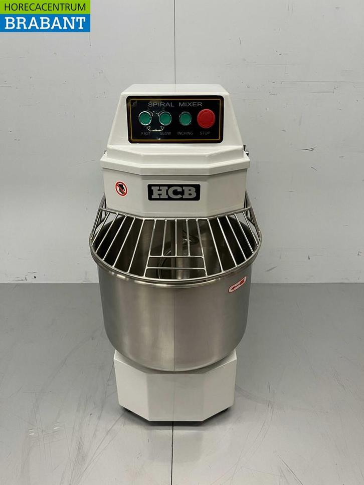 RVS HCB Spiraalkneder deegmenger deegmixer 30 liter 230V, Zakelijke goederen, Horeca | Keukenapparatuur, Ophalen of Verzenden