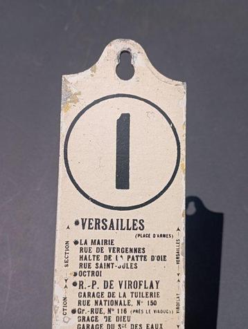Tramway de Paris 1934 - Emaille plaat - Staal beschikbaar voor biedingen