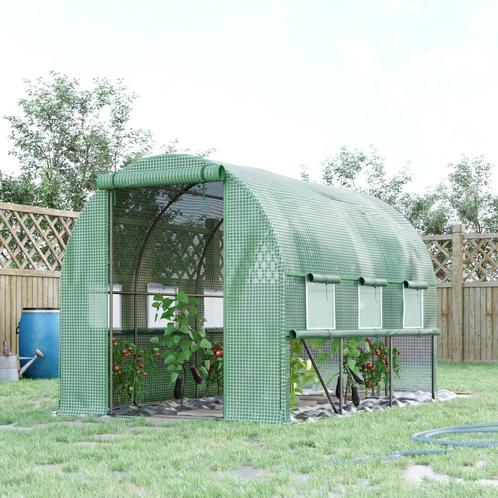 Tunnelkas - Robuust - UV-bescherming - Groen, Tuin en Terras, Hand-tuingereedschap, Nieuw, Ophalen of Verzenden