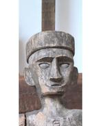 Beeldhouwwerk Gardiaan Patung Polisi - Hout - Indonesië -