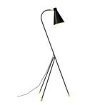 Dyberg Larsen - Staande lamp - Miles - Black - Metaal
