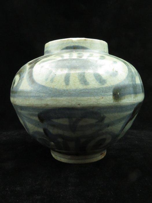 Oud-Chinees Porselein Versierde vaas - Yuan-dynastie - 16.5, Antiek en Kunst, Antiek | Overige Antiek