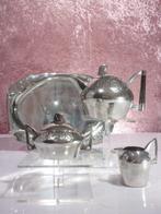Art Nouveau Urania - Koffieservies (4) - pewter, Antiek en Kunst