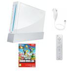 Nintendo Wii Wit + Controller (Mario Bros Bundel), Games en Spelcomputers, Spelcomputers | Nintendo Wii, Ophalen of Verzenden