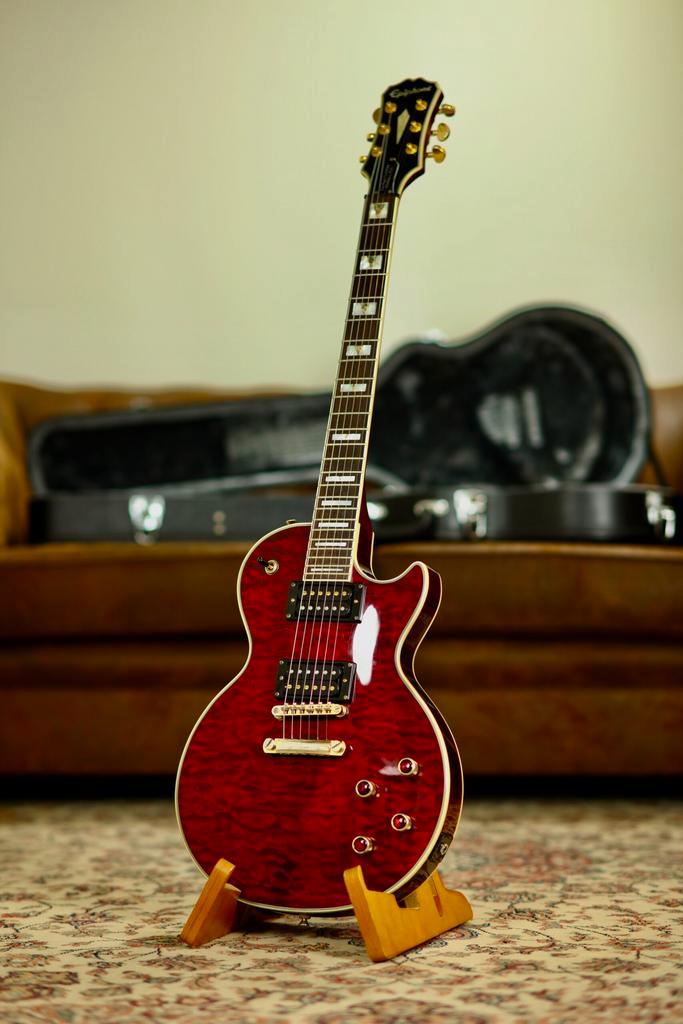 Epiphone Les Paul Custom Prophecy Plus | Wine Red, Muziek en Instrumenten, Snaarinstrumenten | Gitaren | Elektrisch, Verzenden