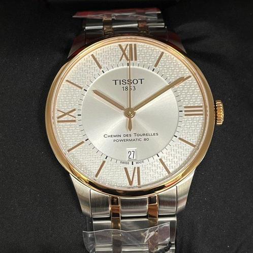 Tissot - Chemin Des Tourelles Powermatic 80 -, Handtassen en Accessoires, Horloges | Heren
