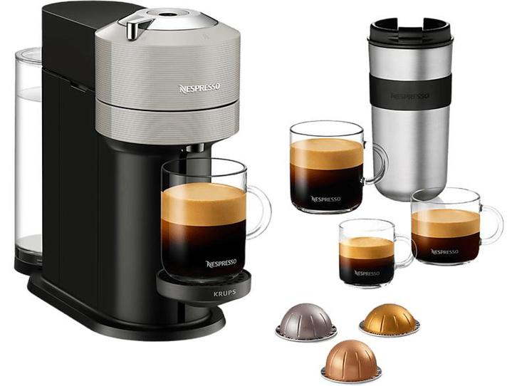 Krups - Nespresso vertuo - Grijs, Elektronische apparatuur, Koffiezetapparaten, Koffiepads en cups, Nieuw, Afneembaar waterreservoir