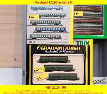N-schaal modeltreinen Fleischmann Roco Minitrix Arnold Trix, Ophalen of Verzenden