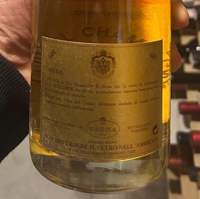 2000 Louis Roederer, Cristal - Champagne Brut - 1 Bouteille, Collections, Vins