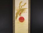 Kakejiku Soleil levant et Phénix doré par Yoshida Shugetsu