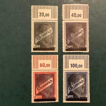 Autriche 1945 - Valeurs de marque, impression en grille avec beschikbaar voor biedingen