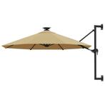Terras Upgrade? Wandparasol met LED -40%! Topdeal voor Ho..., Verzenden, Nieuw, 2 tot 3 meter, Muurparasol