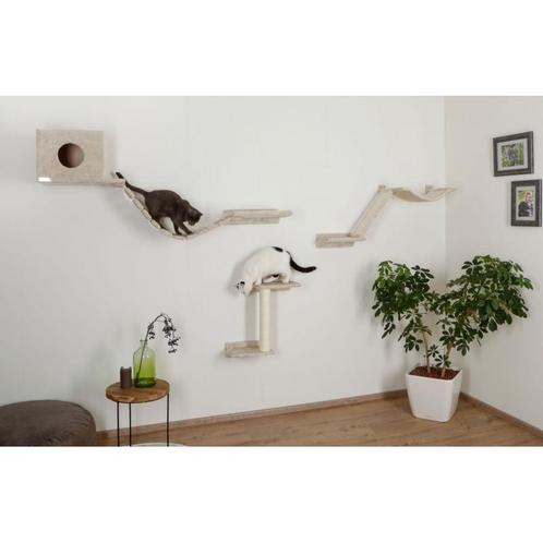 Mur descalade mount everest, beige, 9 pc - kerbl, Dieren en Toebehoren, Katten-accessoires