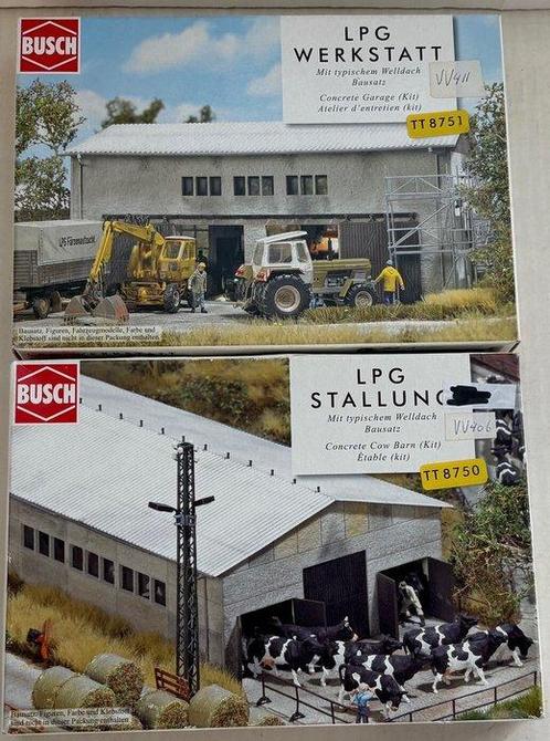 Busch TT - 8750/8751 - Ensemble de construction de trains, Hobby en Vrije tijd, Modeltreinen | H0
