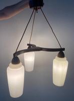 Massive - Lampe à suspendre - Opaline, Laiton, Teck