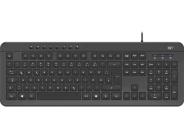 ISY -  Toetsenbord Azerty Zwart, Verzenden