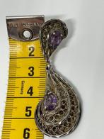 Zonder Minimumprijs - Huggie oorbellen Zilver - 3.00ct. tw.