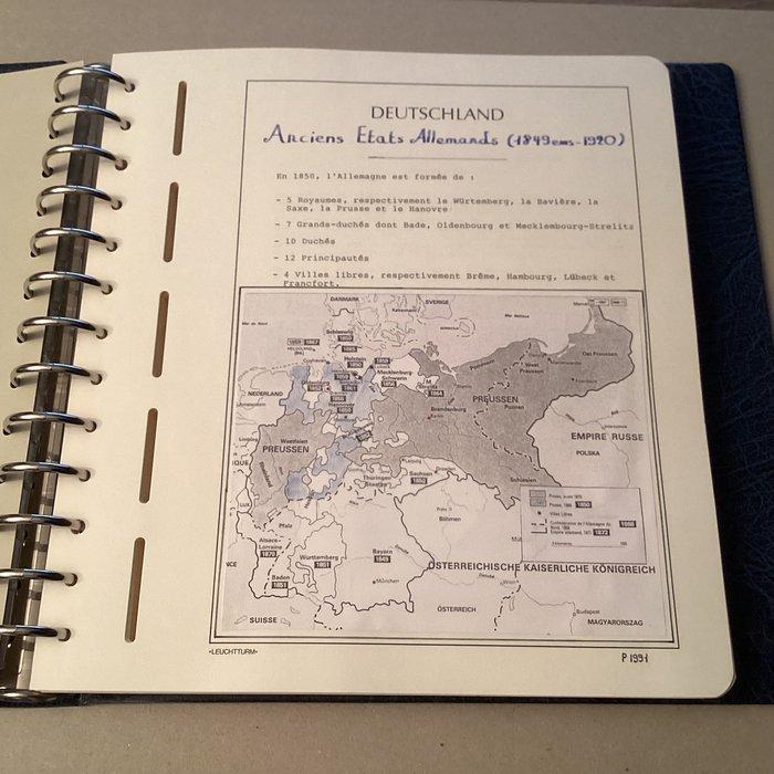 Duitsland 1855/1932 - Zelf opgesteld album staten en Reich -, Postzegels en Munten, Postzegels | Europa | Duitsland