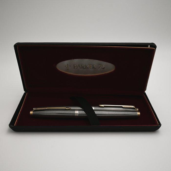 Parker - 75 Cicelé Sterling Silver Duo Set - Vulpen, Verzamelen, Pennenverzamelingen