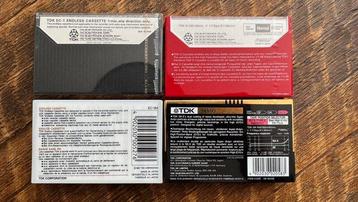 TDK - Nieuwe oude voorraad SA-X, Eindeloze cassettes, D-C60 beschikbaar voor biedingen