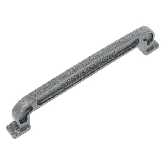 Greep gietijzer met opdruk 160 mm ijzer blank, Doe-het-zelf en Bouw, Hang- en Sluitwerk, Klink of Kruk, Nieuw, Overige materialen