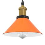 vidaXL Hanglamp in hoogte verstelbaar E27 Ø22cm metaal, Huis en Inrichting, Verzenden, Nieuw