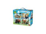 Veiling - 2x king Dieren wereld 4 in1 Legpuzzel, Nieuw