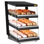 Burger Warmhoudvitrine | Zwart | 30°C/90°C | Statisch | 3, Verzenden, Nieuw in verpakking