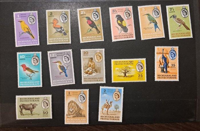 Wereld - Thema-serie QEII - Vogels - Vlinders, Timbres & Monnaies, Timbres | Europe | Royaume-Uni