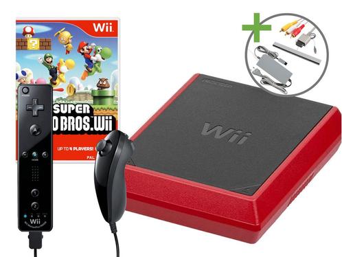 Nintendo Wii Mini Starter Pack - New Super Mario Bros. Wii, Games en Spelcomputers, Spelcomputers | Nintendo Wii, Verzenden