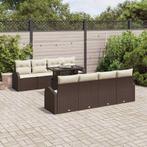 vidaXL Tuinbank Set Handmatig 9 pcs Bruin 100 x 55 x 73 cm, Verzenden, Nieuw