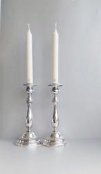 Hollandia Zutphen - Kandelaar (2) - Verzilverd, Metaal -
