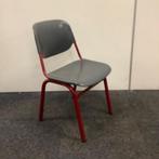 Complete set 9 stuks schoolstoelen, zith. 36 cm, van Helmut