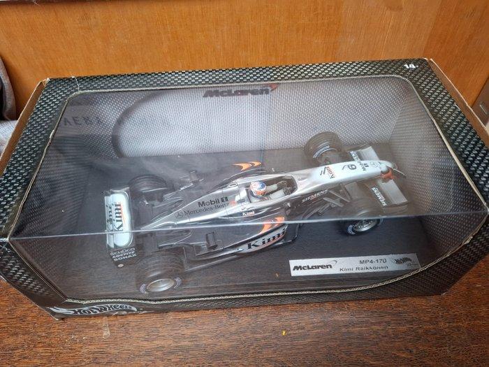 Hot Wheels 1:18 - Modelauto - Mika hakkinen - F1, Hobby en Vrije tijd, Modelauto's | 1:5 tot 1:12
