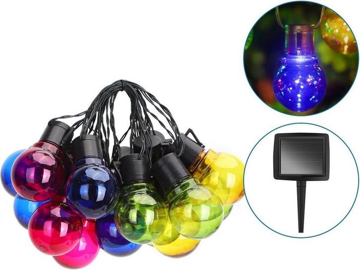 Lichtsnoer Buiten - Lichtslinger - Led - 5,8 m - Gekleurd -, Maison & Meubles, Lampes | Autre, Envoi