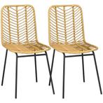 Stoelen - ModerneStoelen - Comfortabel - Stijlvol - Geel, Huis en Inrichting, Overige kleuren, Nieuw, Ophalen of Verzenden, Modern