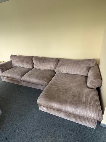 sofa zetel hoekbank 342x170cm goede staat met TV meubel beschikbaar voor biedingen