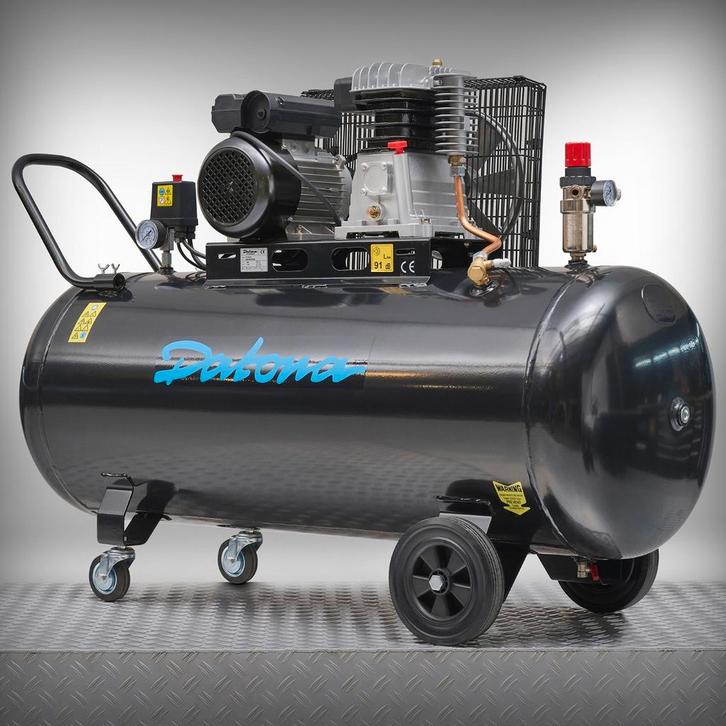 Datona Compressor voor stralen - 200L - 230V - Datona, Doe-het-zelf en Bouw, Compressors, Ophalen of Verzenden