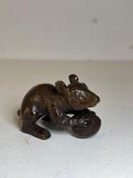 Beeld, Muis - 37 mm - Brons, Antiek en Kunst