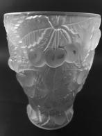 Inwald -Art Deco - Josef Inwald - Vaas - Kersen - Glas, Antiek en Kunst